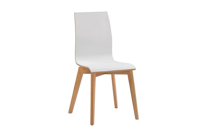 Köksstol Mala - Vit|Ek - Möbler - Fåtölj & stolar - Matstol & köksstol