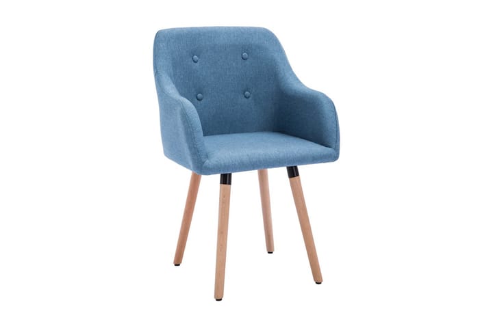 Matstolar 2 st blå tyg - Blå - Möbler - Fåtölj & stolar - Karmstol