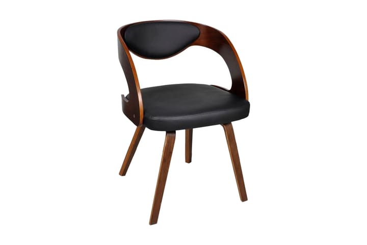 Matstolar 2 st brun konstläder - Brun - Möbler - Fåtölj & stolar - Matstol & köksstol