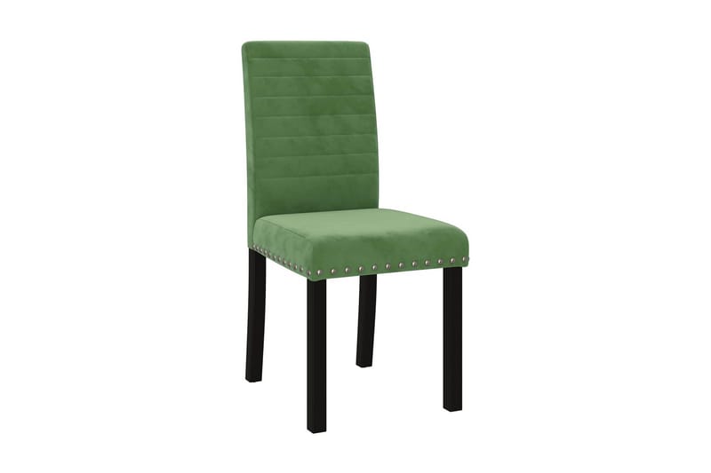 Matstolar 2 st mörkgrön sammet - Grön - Möbler - Fåtölj & stolar - Matstol & köksstol