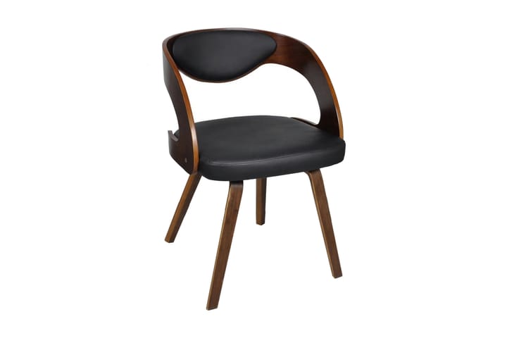Matstolar 6 st brun konstläder - Brun - Möbler - Fåtölj & stolar - Matstol & köksstol