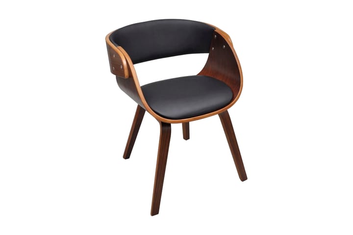 Matstolar 6 st brun konstläder - Brun - Möbler - Fåtölj & stolar - Karmstol
