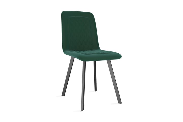 Matstolar 6 st grön sammet - Grön - Möbler - Fåtölj & stolar - Matstol & köksstol