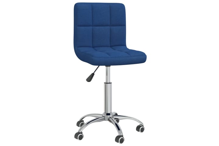 Snurrbar matstol blå tyg - Blå - Möbler - Fåtölj & stolar - Matstol & köksstol