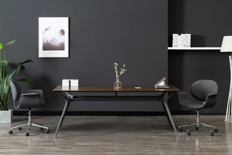 Snurrbar matstol grå tyg - Grå - Möbler - Fåtölj & stolar - Matstol & köksstol