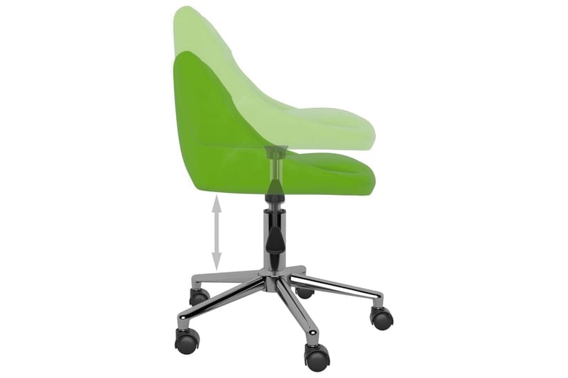 Snurrbar matstol grön konstläder - Grön - Möbler - Fåtölj & stolar - Matstol & köksstol
