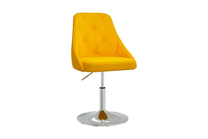 Snurrbar matstol gul tyg - Gul - Möbler - Fåtölj & stolar - Matstol & köksstol