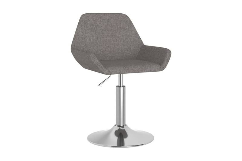 Snurrbar matstol mörkgrå tyg - Grå - Möbler - Fåtölj & stolar - Matstol & köksstol