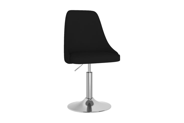 Snurrbar matstol svart tyg - Svart - Möbler - Fåtölj & stolar - Matstol & köksstol