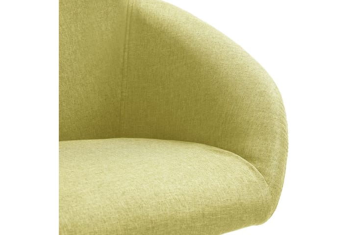 Snurrbara matstolar 2 st grön tyg - Grön - Möbler - Fåtölj & stolar - Matstol & köksstol