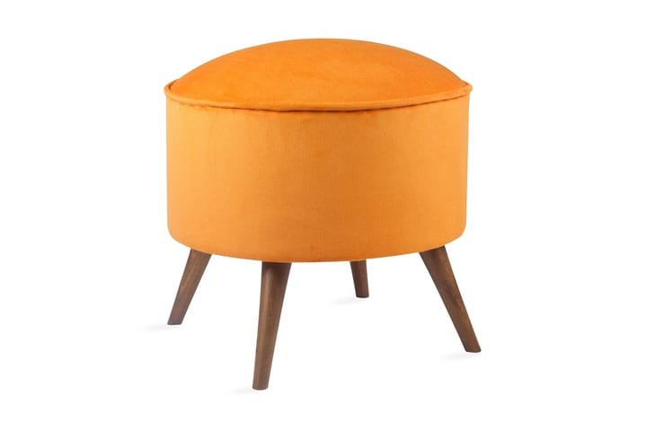 Fotpall Rakyia - Orange - Möbler - Fåtölj & stolar - Pall & puff - Fotpallar