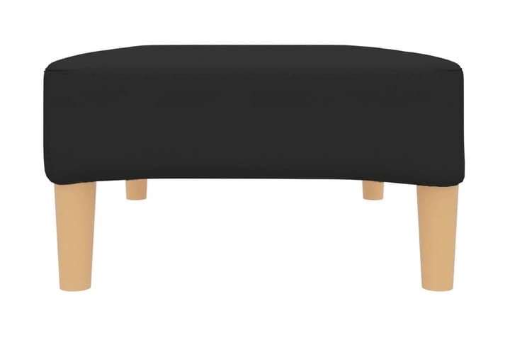 Fotpall svart 78x56x32 cm tyg - Svart - Möbler - Fåtölj & stolar - Pall & puff - Fotpallar