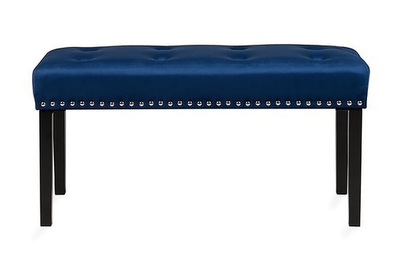 Fotpall Yorkton 43|102 cm - Blå - Möbler - Fåtölj & stolar - Pall & puff - Fotpallar