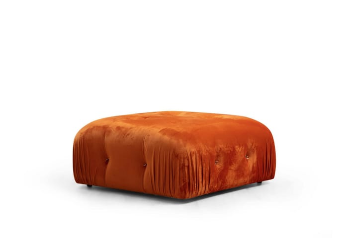 Fotpallsmodul Belgin 95 cm - Orange - Möbler - Fåtölj & stolar - Pall & puff - Fotpallar