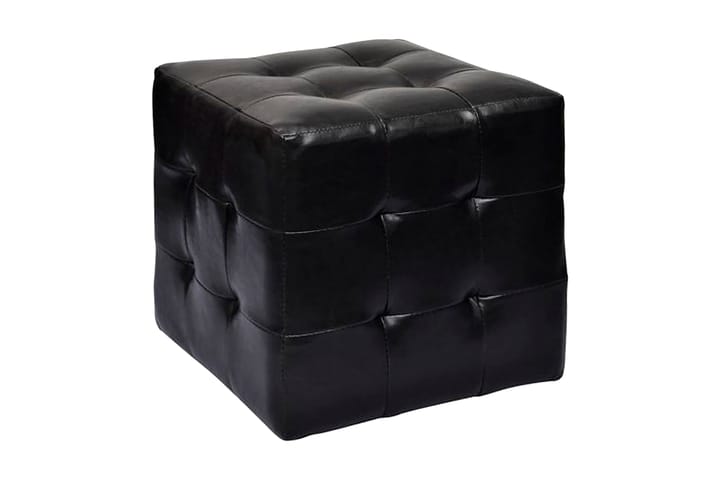 Kubpallar svart - Svart - Möbler - Fåtölj & stolar - Pall & puff - Fotpallar