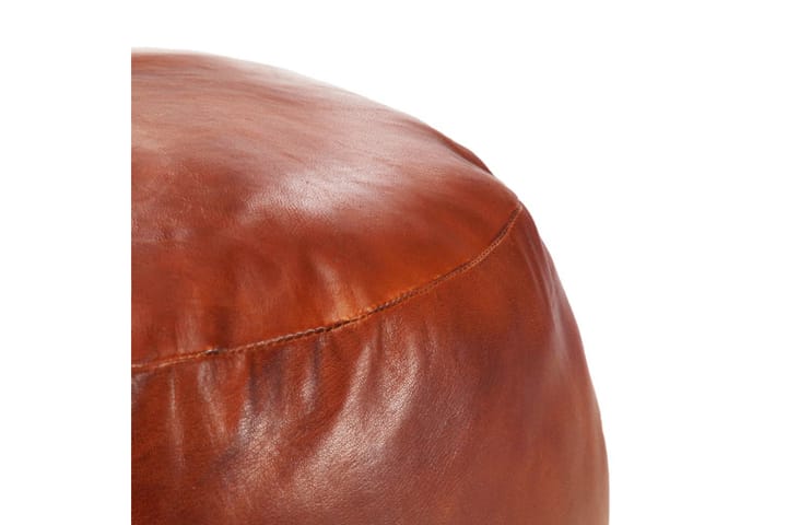 Sittpuff brun 60x30 cm äkta getskinn - Brun - Möbler - Fåtölj & stolar - Pall & puff - Sittpuff