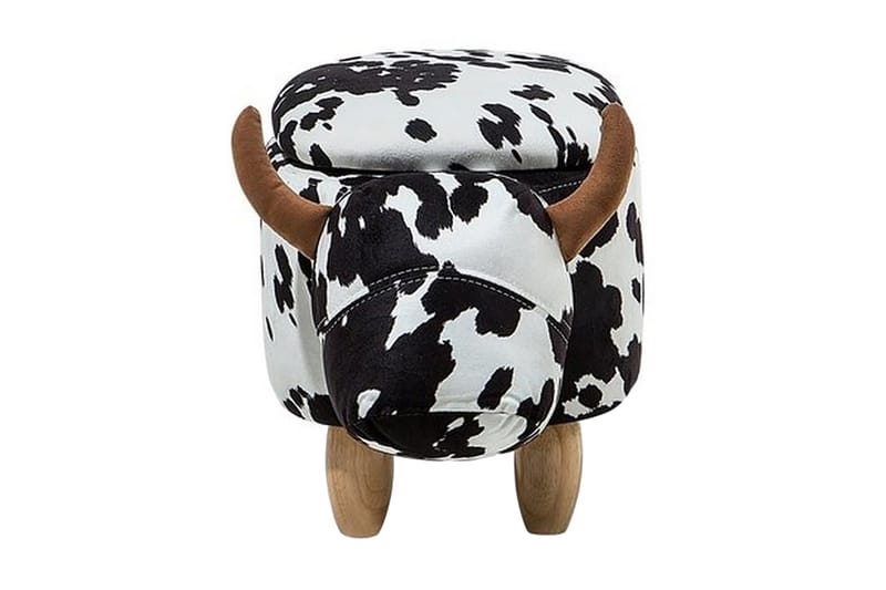 Sittpuff Cow 60 cm - Svart - Möbler - Fåtölj & stolar - Pall & puff - Sittpuff