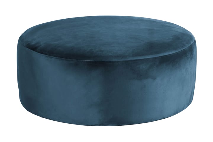 Sittpuff Donella 100 cm Sammet - Jeansblå - Möbler - Fåtölj & stolar - Pall & puff - Sittpuff