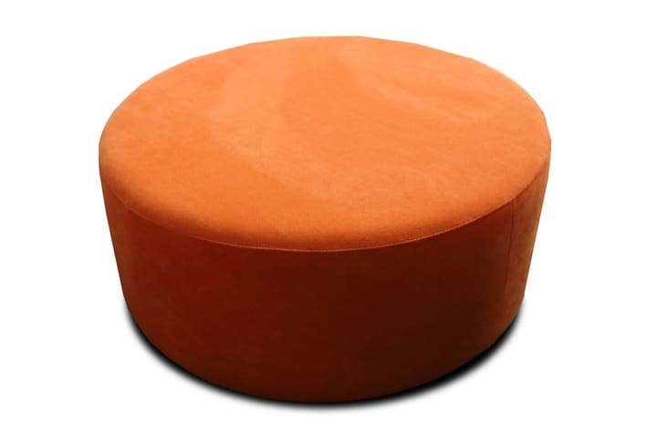 Sittpuff Leeston - Orange - Möbler - Fåtölj & stolar - Pall & puff - Sittpuff