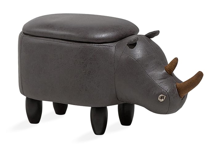 Sittpuff Rhino 60 cm - Grå - Möbler - Fåtölj & stolar - Pall & puff - Sittpuff