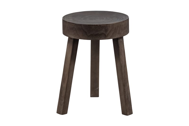 Sittpall Shirlee - Mörkbrun - Möbler - Fåtölj & stolar - Pall & puff - Fotpallar