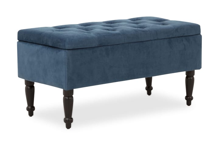 Sittbänk Belvoir Mörkblå - 80 cm - Möbler - Hallmöbler - Hallbänk
