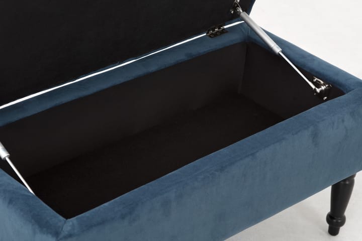 Sittbänk Belvoir Mörkblå - 80 cm - Möbler - Fåtölj & stolar - Sittbänk