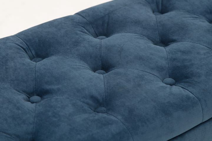 Sittbänk Belvoir Mörkblå - 80 cm - Möbler - Fåtölj & stolar - Sittbänk