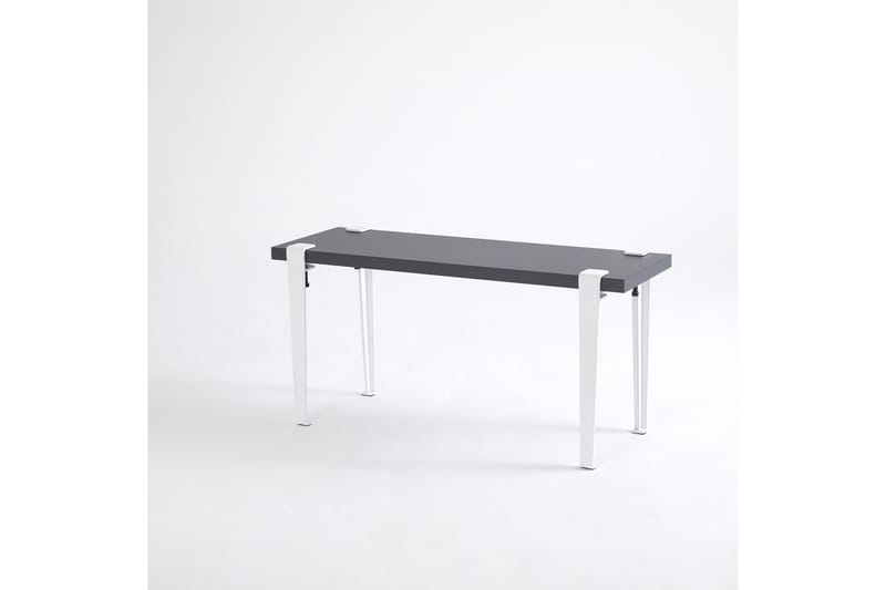 Sittbänk Khalkeus 90x30 cm Svart/Vit - Hanah Home - Möbler - Fåtölj & stolar - Sittbänk