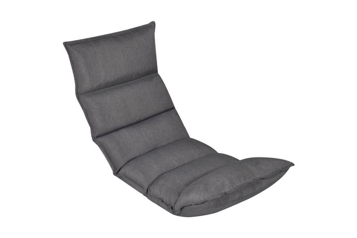 Golvstol vikbar tyg grå - Grå - Möbler - Fåtölj & stolar - Sittsäck & sackosäck