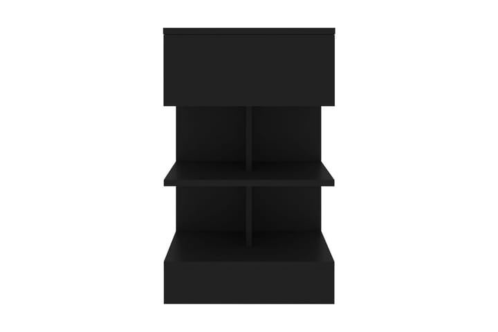 Sängbord svart 40x35x65 cm spånskiva - Svart - Möbler - Bord & matgrupp - Avlastningsbord & sidobord - Sängbord & nattduksbord