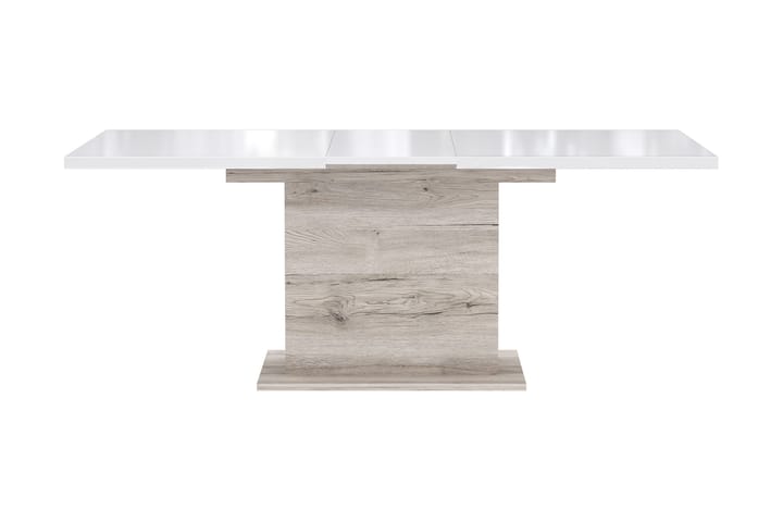 Matbord Ajanel 160 cm - Brun|Vit - Möbler - Bord - Matbord & köksbord