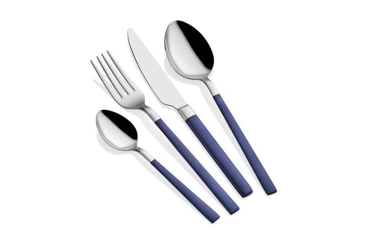 Bestickset 24-pack - Silver/Mörkblå - Servering & matlagning - Bestick - Bestickset