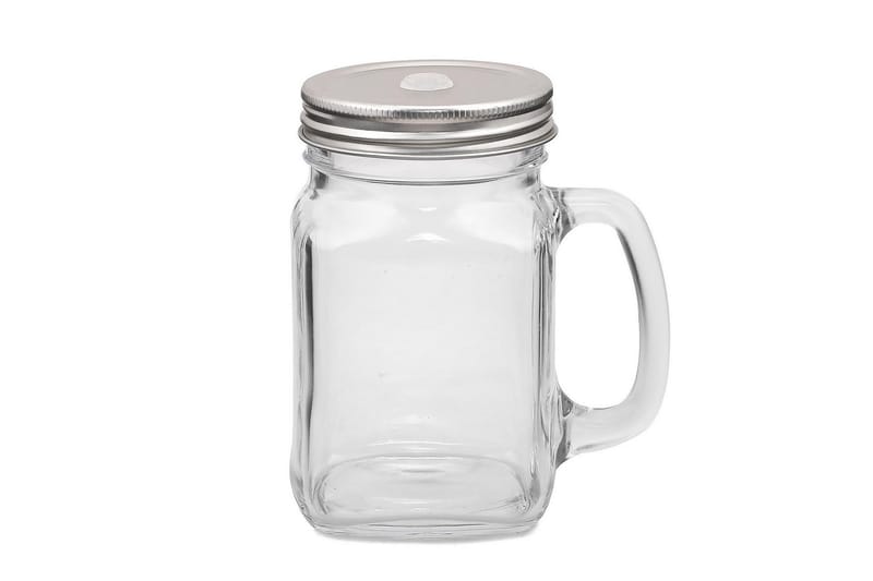 Vattenglas Dereici med Lock - Glas/Silver - Servering & matlagning - Glas - Vattenglas