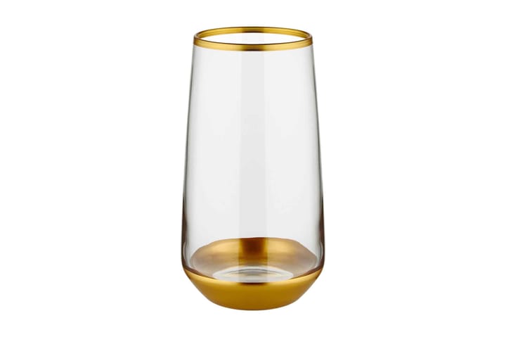 Vattenglas - Guld - Servering & matlagning - Glas - Vattenglas