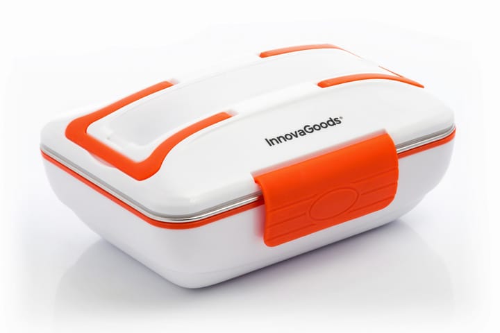Lunchlåda Elektrisk till Bil Gadget Travel Orange/Vit - InnovaGoods - Servering & matlagning - Bestick - Bestickset