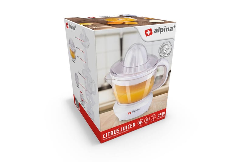 ALPINA Citruspress 25W - Servering & matlagning - Köksmaskiner - Juicepress & juicemaskin - Citruspress