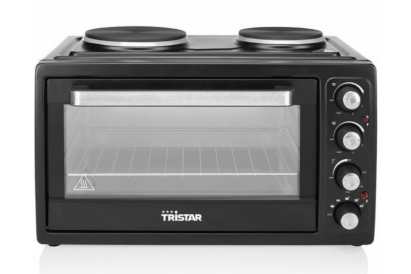 Tristar Varmluftsugn med 2 kokplattor OV-1443 3100 W 38 L - Svart - Servering & matlagning - Köksredskap & kökstillbehör - Övriga köksredskap