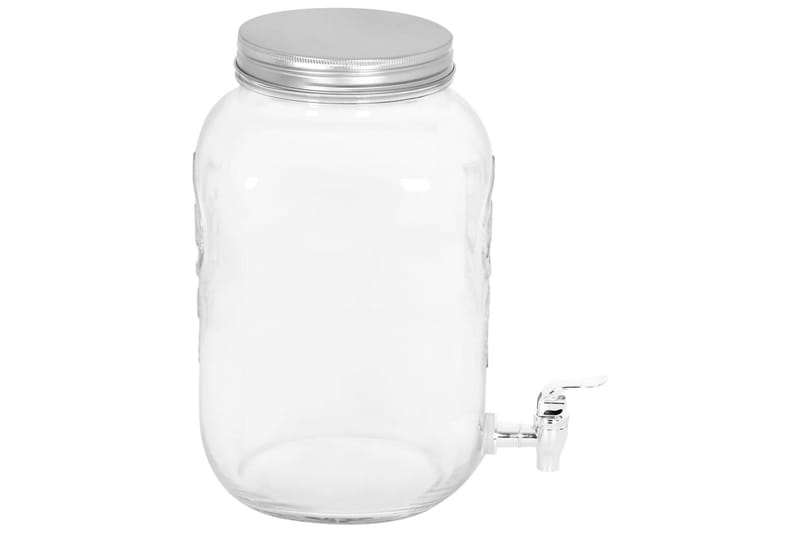 Glasbehållare med tappkran 8050 ml glas - Transparent - Servering & matlagning - Karaff & tillbringare - Tappkransbehållare