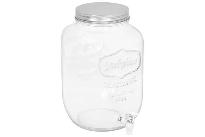 Glasbehållare med tappkran 8050 ml glas - Transparent - Servering & matlagning - Karaff & tillbringare - Tappkransbehållare