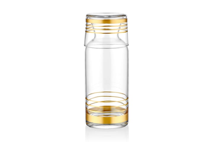 Vattenkaraff - Guld - Servering & matlagning - Karaff & tillbringare - Tillbringare glas