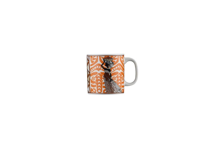 Kaffekopp Keng - Orange/Brun/Vit - Servering & matlagning - Muggar & koppar - Kaffekopp & kaffemugg