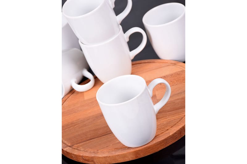 Kaffekopp Kevat 6-delar - Vit - Servering & matlagning - Muggar & koppar - Kaffekopp & kaffemugg