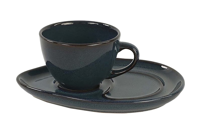 Kaffeservis 4-pack - Mörkblå - Servering & matlagning - Muggar & koppar - Kaffekopp & kaffemugg