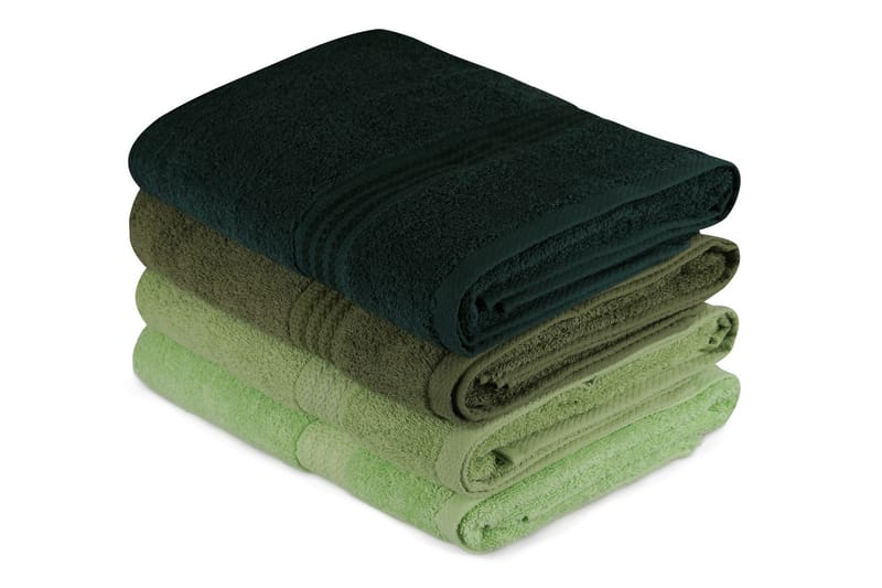 Badhandduk Hobby 70x140 cm 2-pack - Grön - Textil & mattor - Badrumstextil - Badlakan & badhandduk - Stort badlakan