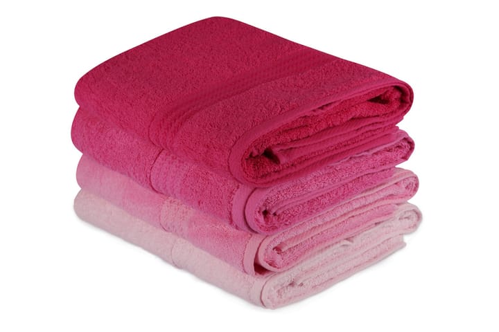 Badhandduk Hobby 70x140 cm 2-pack - Rosa - Textil & mattor - Badrumstextil - Badlakan & badhandduk - Stort badlakan