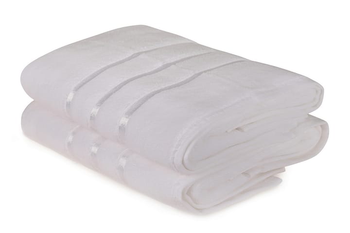 Badhandduk Rhuddlan 2-pack - Vit - Textil & mattor - Badrumstextil - Badlakan & badhandduk