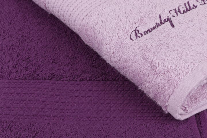 Badhandduk Romilla 2-pack - Lila - Textil & mattor - Badrumstextil