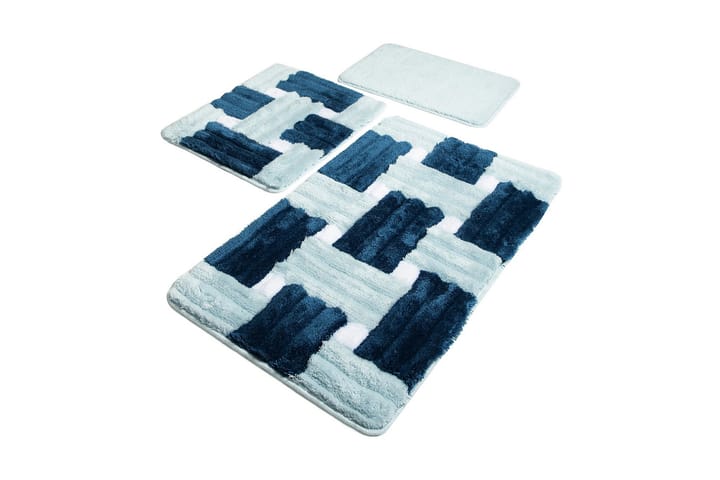 Badmatta Chilai Home Set om 3 - Flerfärgad - Textil & mattor - Badrumstextil
