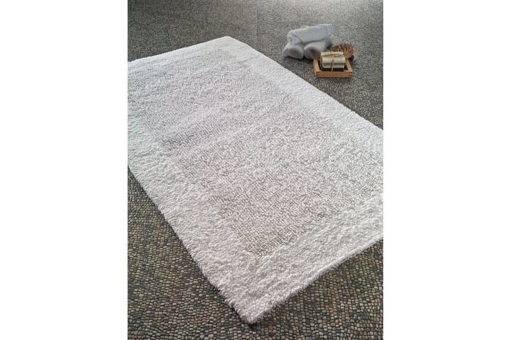 Badmatta Confetti 55x60 - Vit - Textil & mattor - Badrumstextil